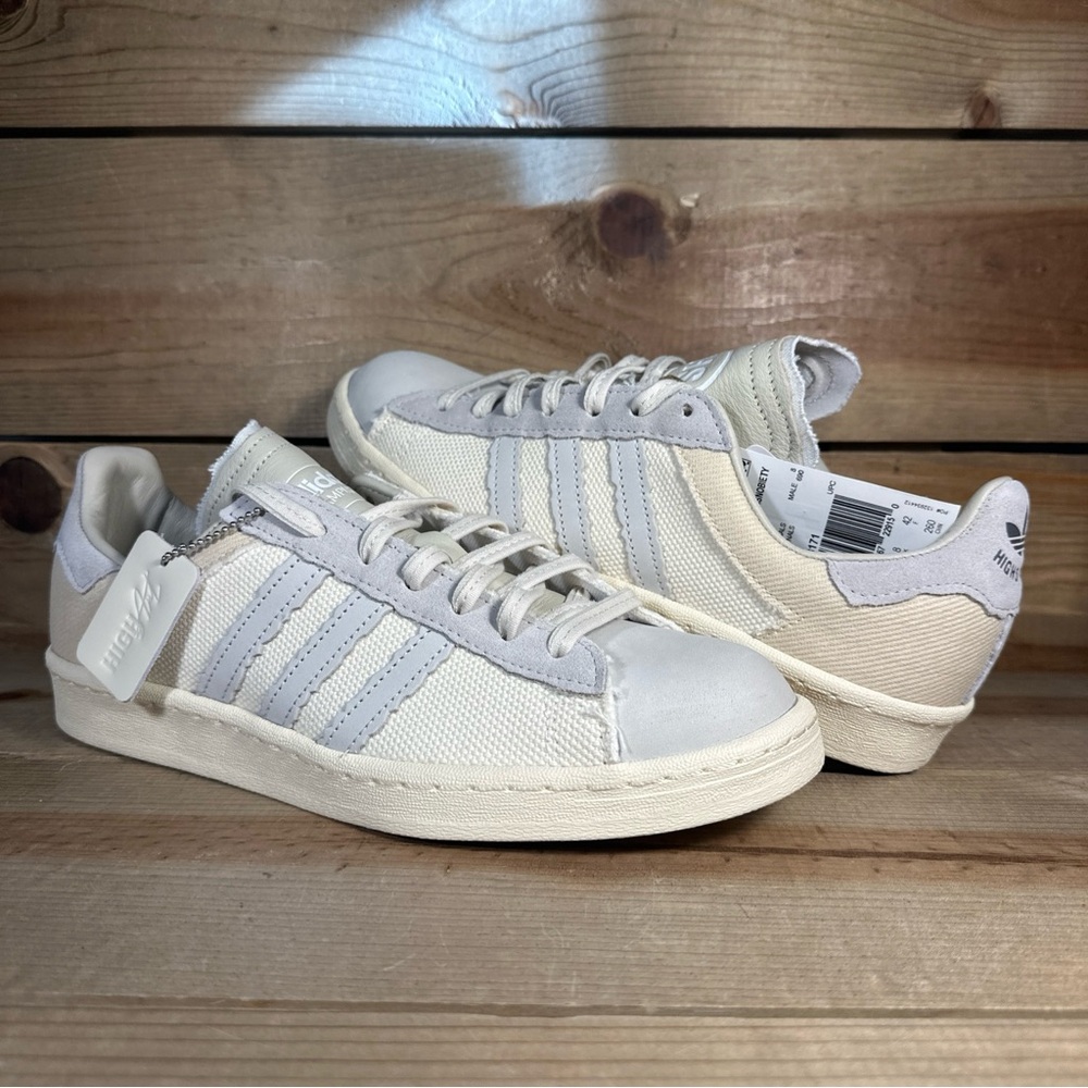 NEW Mens Multi-Size Adidas Campus x Highsnobiety “HIGHArt” Low Sneakers IG8171 - Picture 8 of 11